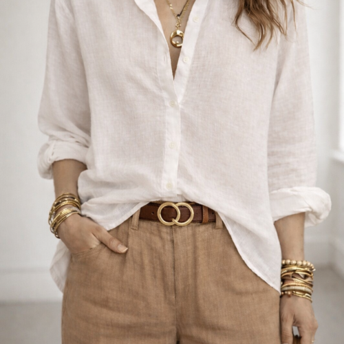 Koszula oversize bawełniana